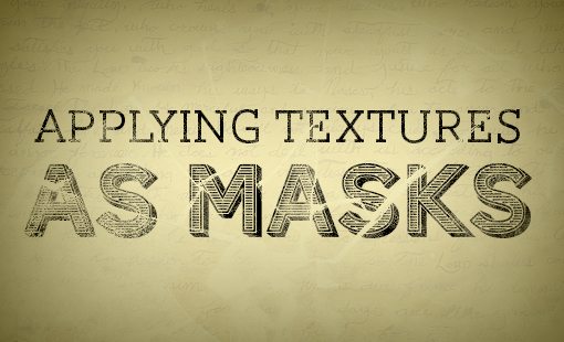 photographic textures into masks