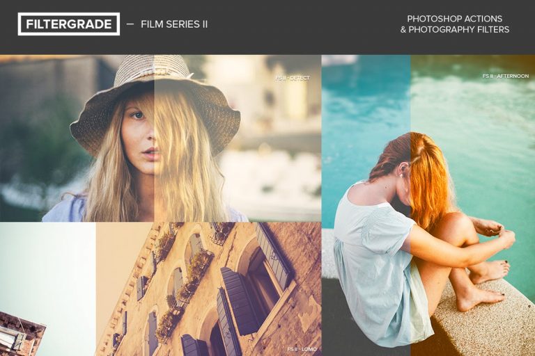 FilterGrade Film Series Photoshop Actions