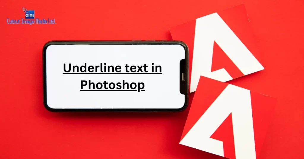 How to underline text in Photoshop