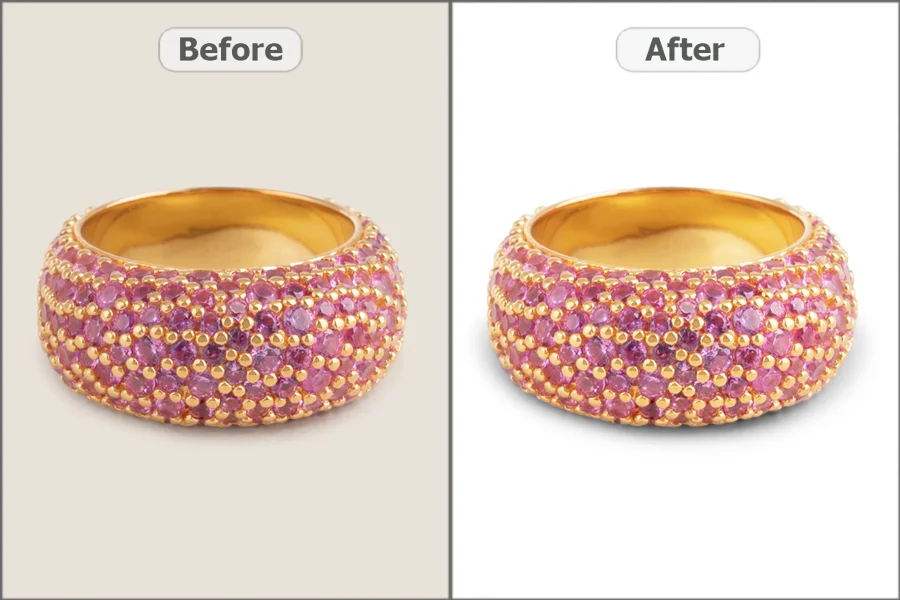 Jewelry Retouching for eCommerce