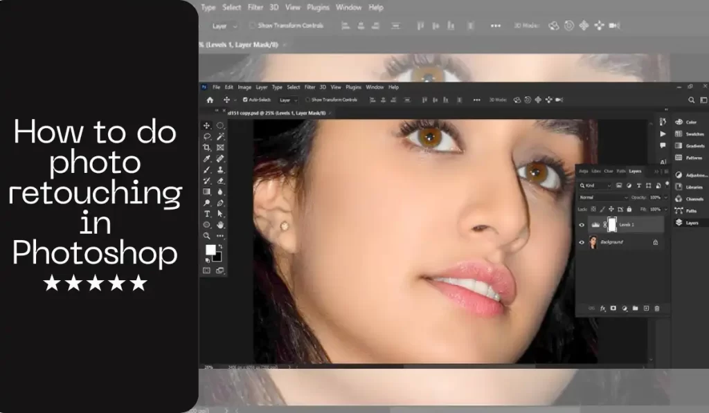 How to do photo retouching in Photoshop