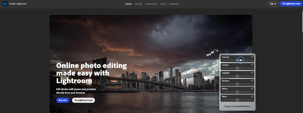 Adobe Lightroom Photo Editing Tools