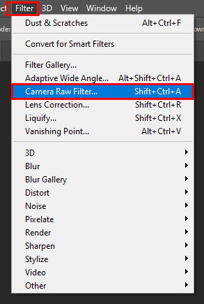 Dehaze Image in Camera Raw
