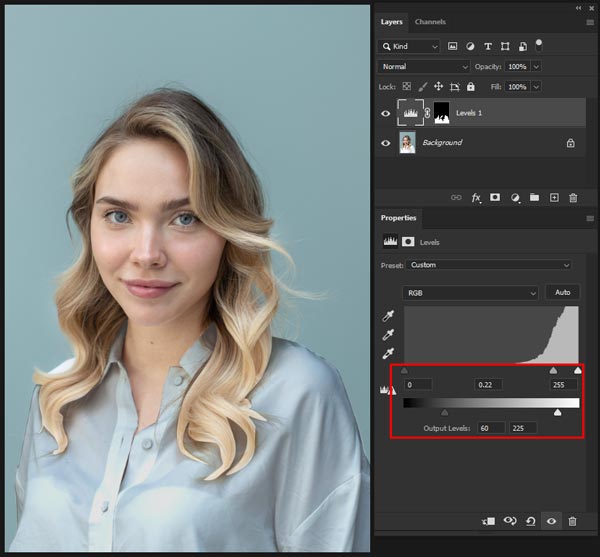 Transparency to the Clothing