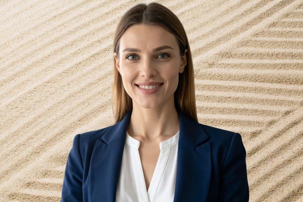 Minimalistic pattern headshot background