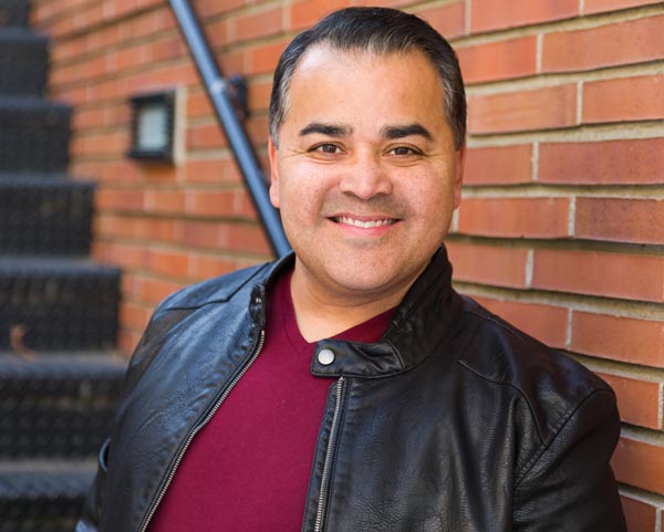 Physical wall headshot background