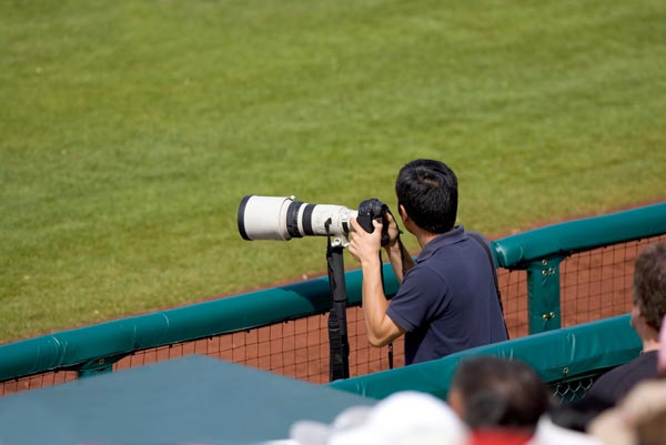 Sports photographers
