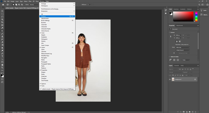 What is a Photoshop Action