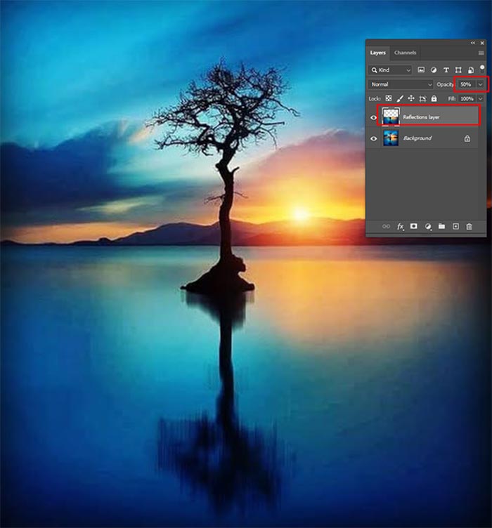 Replace Reflections With A Controlled Gradient