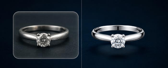jewelry reflection removal